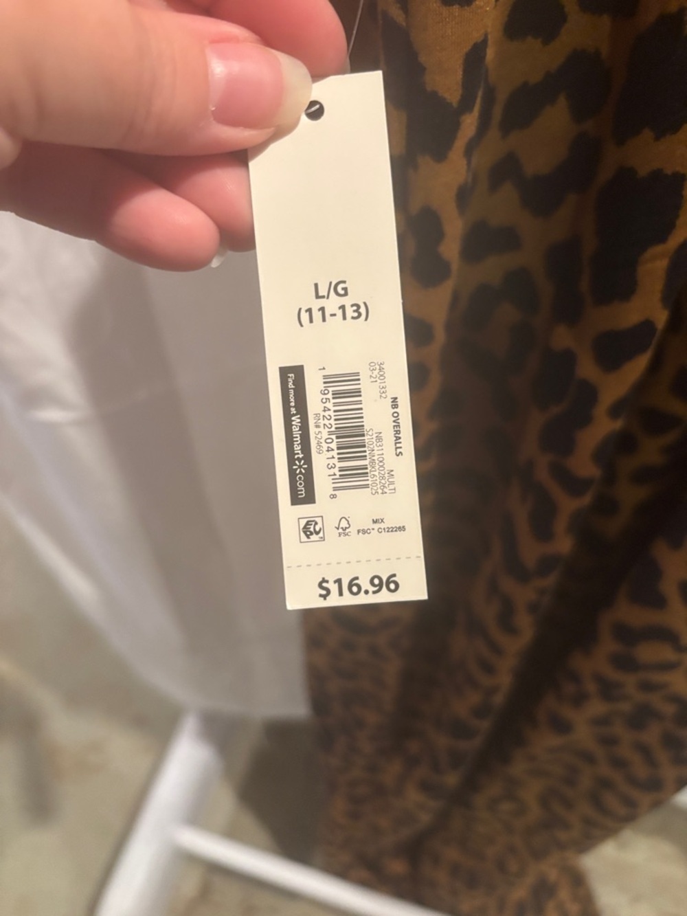 Leopard Print Jumpsuit- Brown & Black Animal Print - Picture 8 of 8
